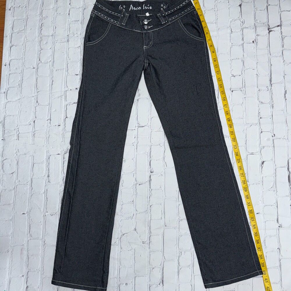 Arco Iris Studded Jeans – Charcoal Gray – Juniors Size 7